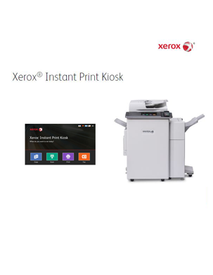spec sheet, Instant Print Kiosk, Xerox, Future Print Services