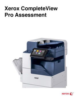 CompleteView Pro, Assessment, Xerox, Future Print Services