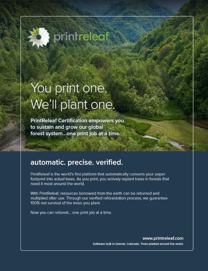 Full Brochure Cover, PrintReleaf, Future Print Services