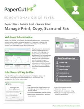 Papercut, Mf, Education Flyer, Future Print Services